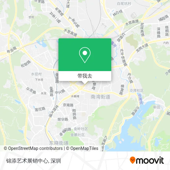 锦添艺术展销中心地图