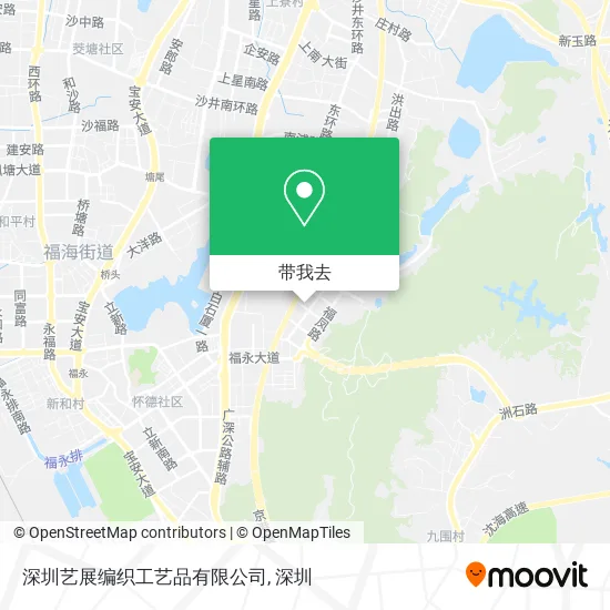 深圳艺展编织工艺品有限公司地图