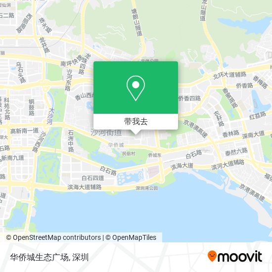 华侨城生态广场地图