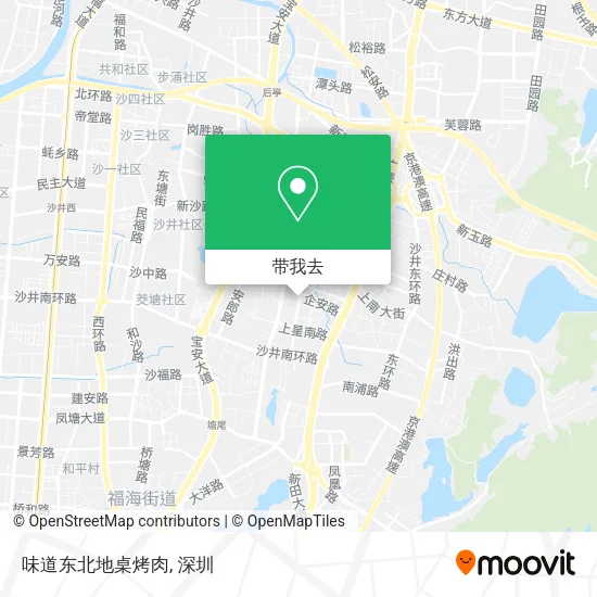 味道东北地桌烤肉地图