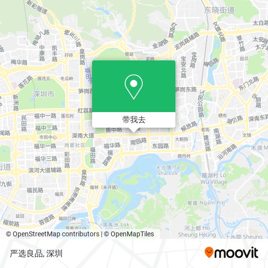 严选良品地图