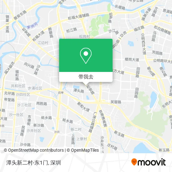 潭头新二村-东1门地图