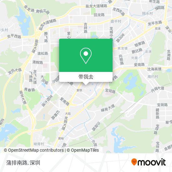 蒲排南路地图