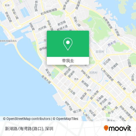 新湖路/海湾路(路口)地图
