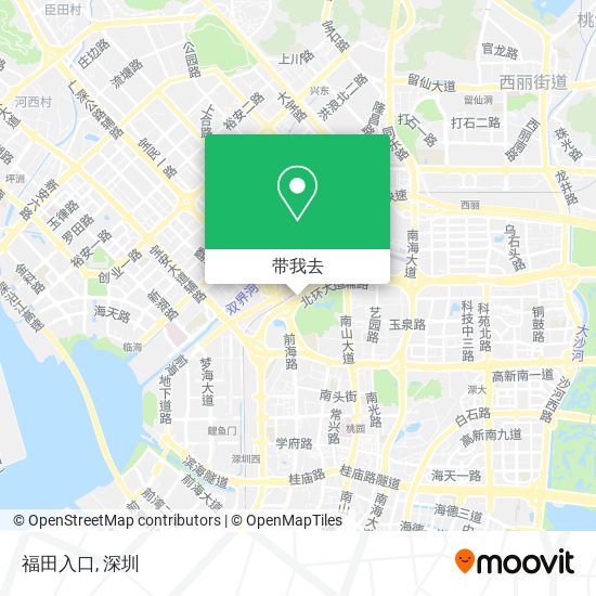 福田入口地图