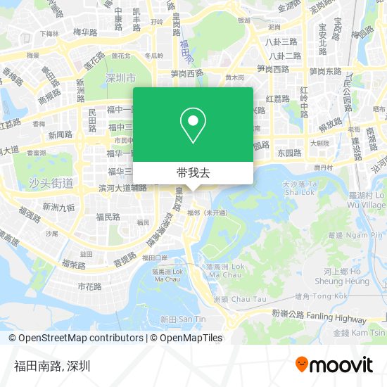 福田南路地图