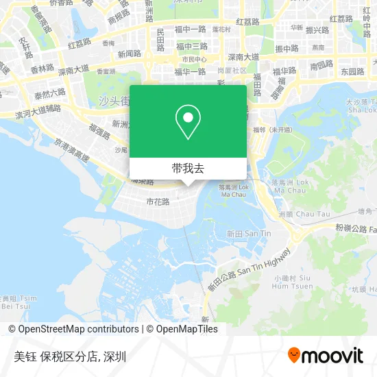 美钰 保税区分店地图