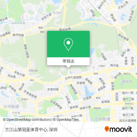 兰江山第冠蓝体育中心地图