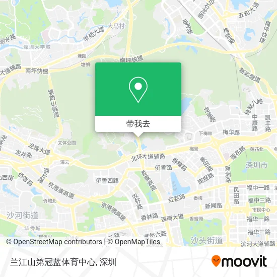 兰江山第冠蓝体育中心地图