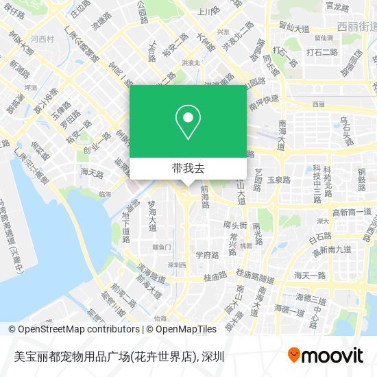 美宝丽都宠物用品广场(花卉世界店)地图