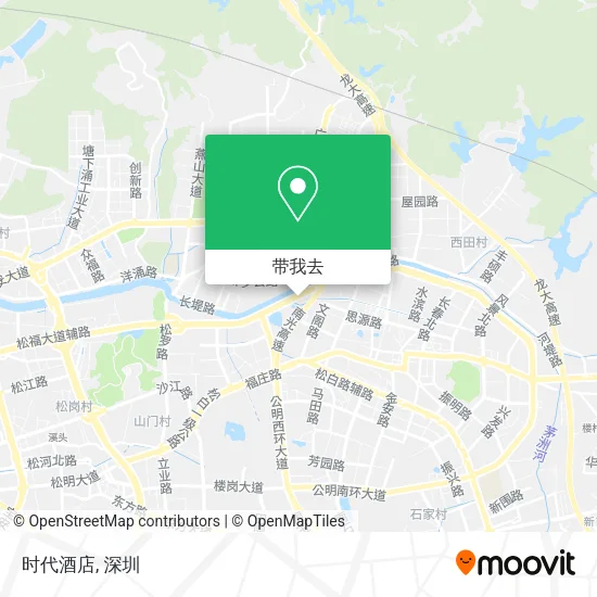 时代酒店地图