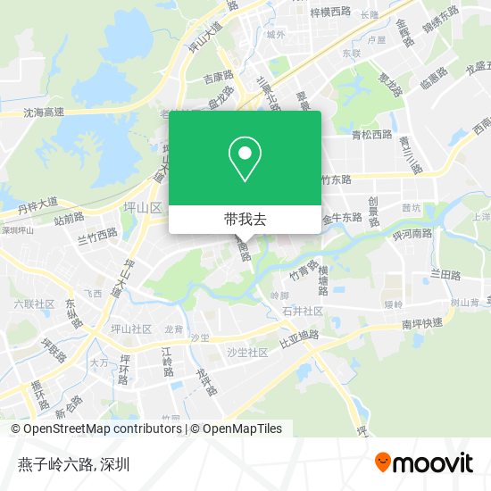 燕子岭六路地图