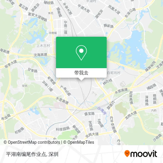 平湖南编尾作业点地图