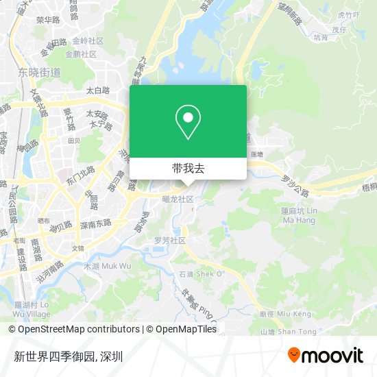 新世界四季御园地图