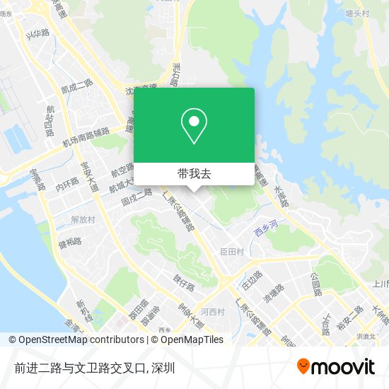 前进二路与文卫路交叉口地图