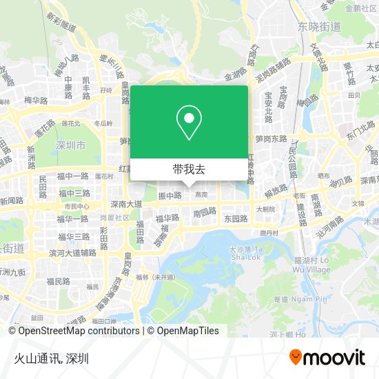 火山通讯地图