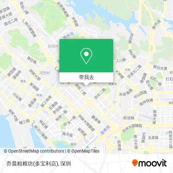 乔晨粗粮坊(多宝利店)地图