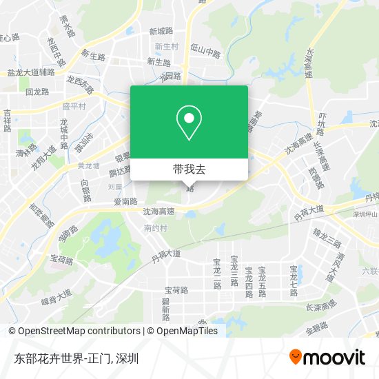 东部花卉世界-正门地图