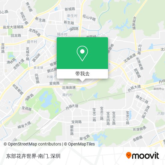 东部花卉世界-南门地图