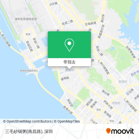 三毛砂锅粥(南昌路)地图