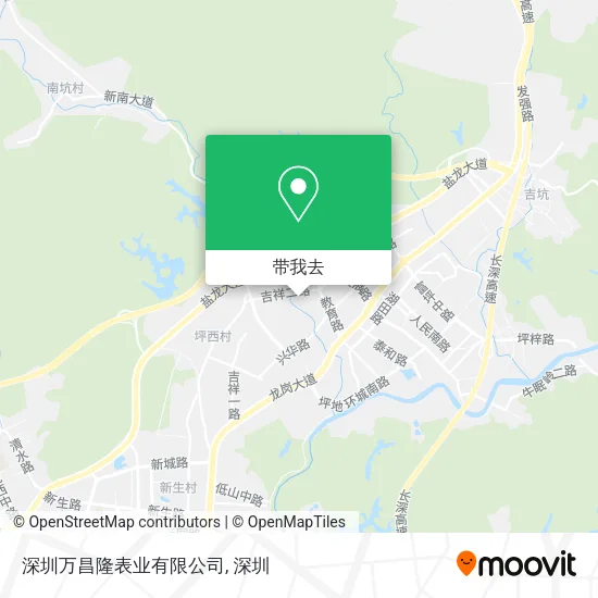 深圳万昌隆表业有限公司地图