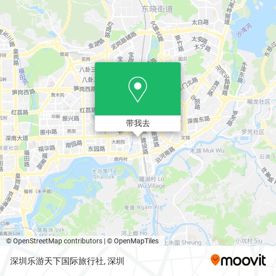 深圳乐游天下国际旅行社地图