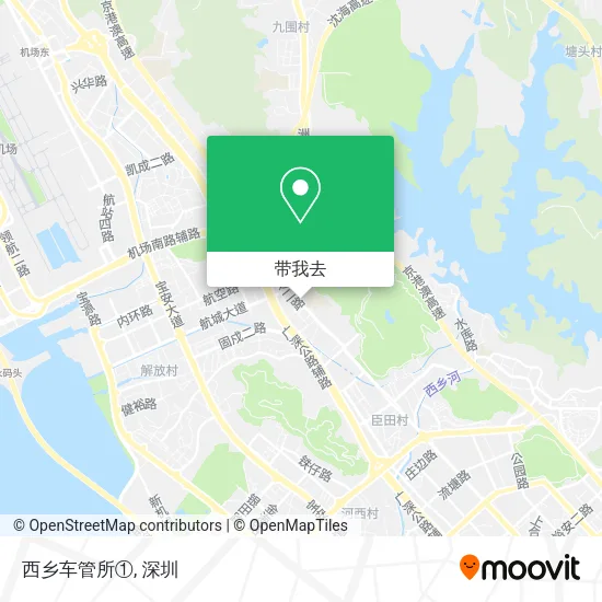 西乡车管所①地图