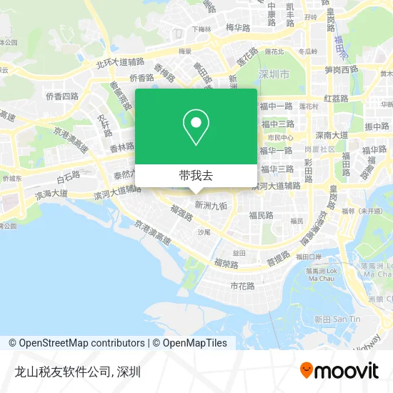 龙山税友软件公司地图