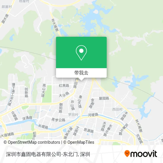 深圳市鑫固电器有限公司-东北门地图