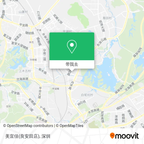 美宜佳(良安田店)地图