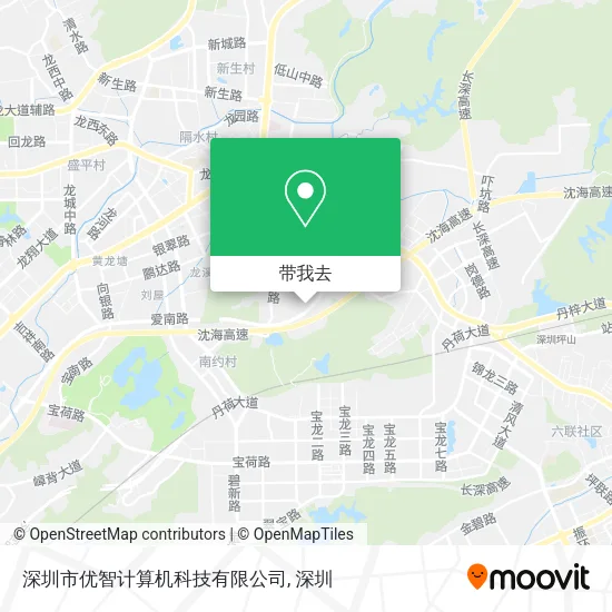 深圳市优智计算机科技有限公司地图