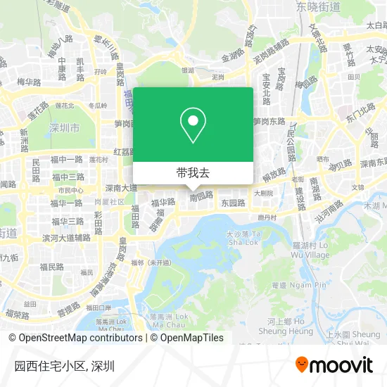 园西住宅小区地图