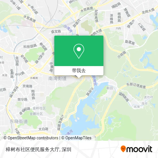 樟树布社区便民服务大厅地图