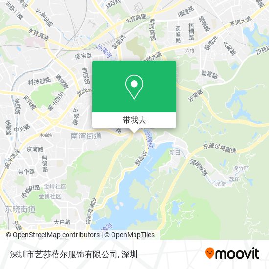 深圳市艺莎蓓尔服饰有限公司地图
