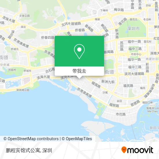 鹏程宾馆式公寓地图