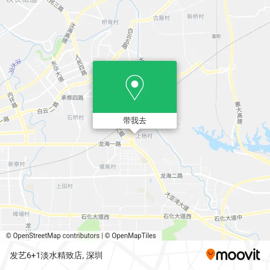 发艺6+1淡水精致店地图