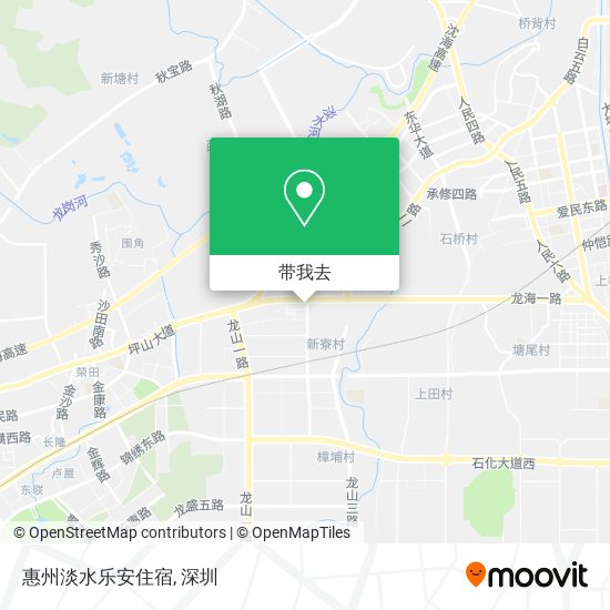 惠州淡水乐安住宿地图