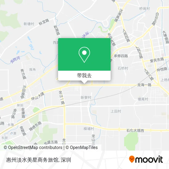 惠州淡水美星商务旅馆地图