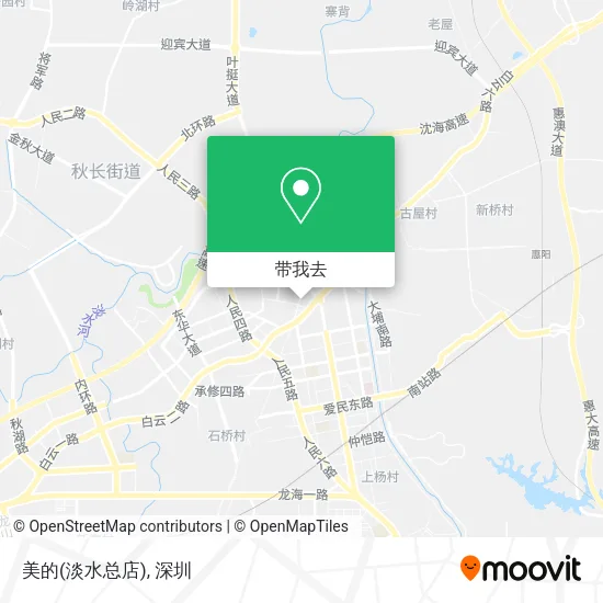 美的(淡水总店)地图