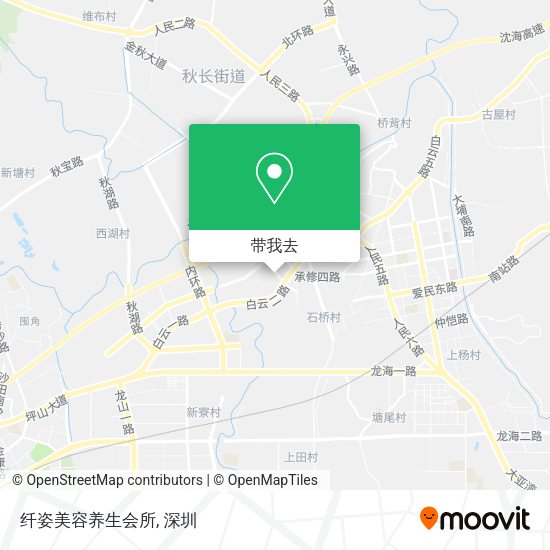 纤姿美容养生会所地图