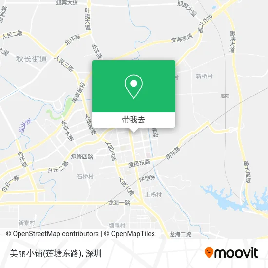 美丽小铺(莲塘东路)地图