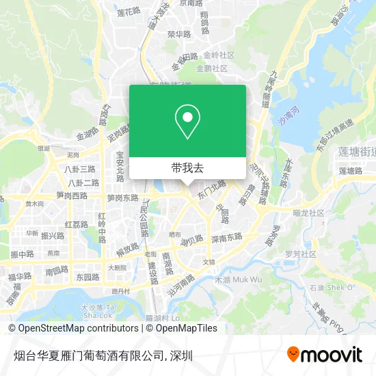 烟台华夏雁门葡萄酒有限公司地图