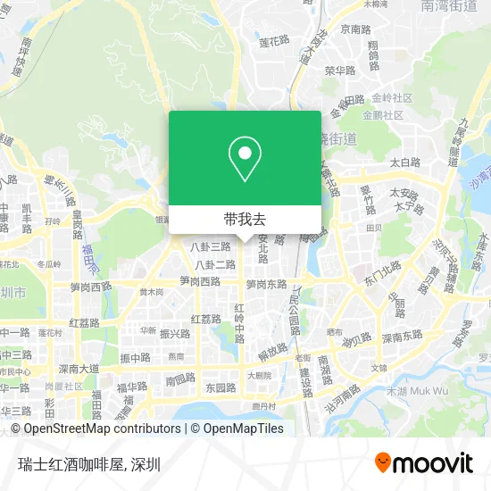 瑞士红酒咖啡屋地图