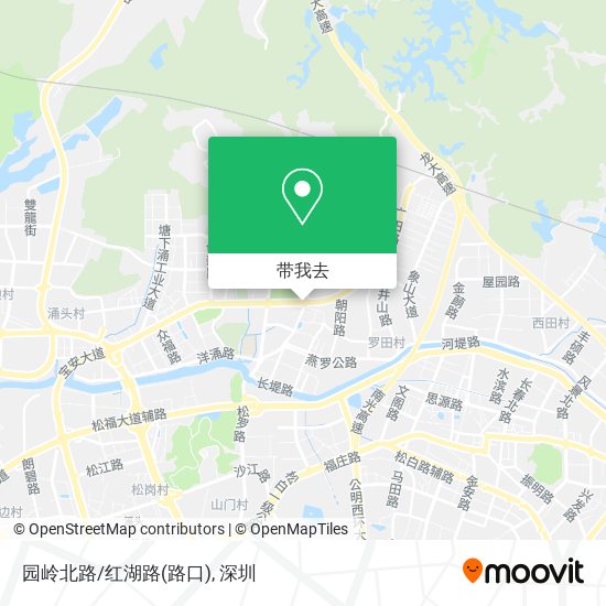 园岭北路/红湖路(路口)地图