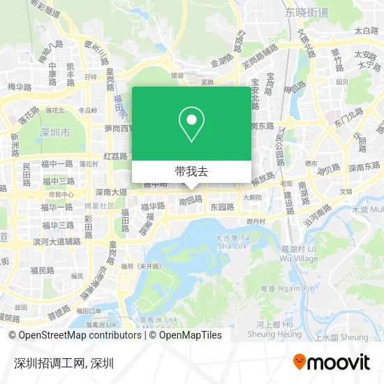 深圳招调工网地图