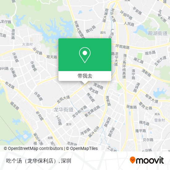 吃个汤（龙华保利店）地图