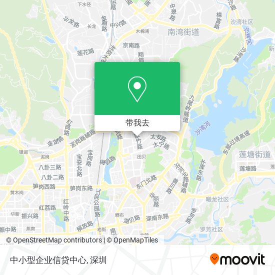 中小型企业信贷中心地图