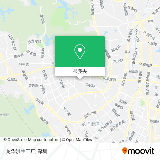 龙华洪生工厂地图