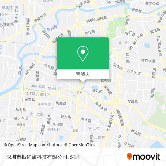 深圳市振红旗科技有限公司地图