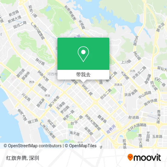 红旗奔腾地图